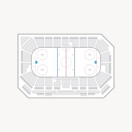 Ed Robson Arena seating chart