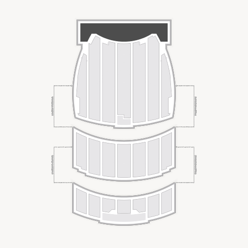 Elliott Hall of Music seating chart
