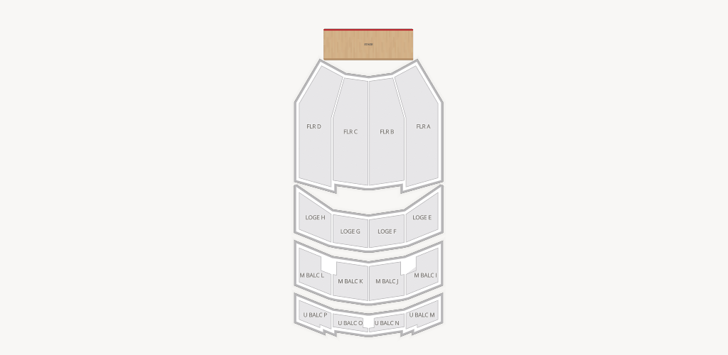 Embassy Theatre - Fort Wayne Seating Chart