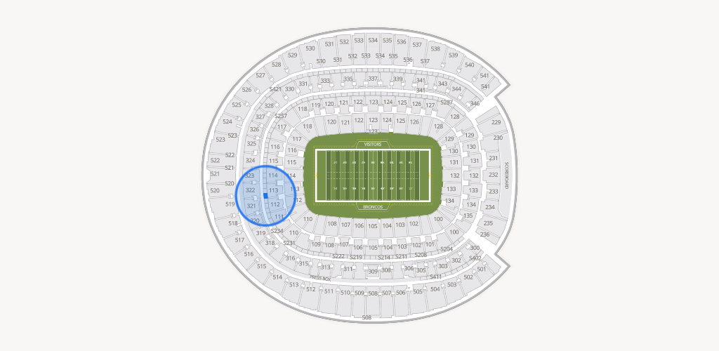 Empower Field at Mile High Seating Chart