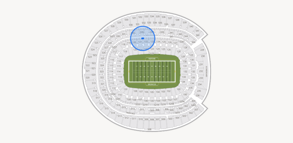 Empower Field at Mile High Seating Chart