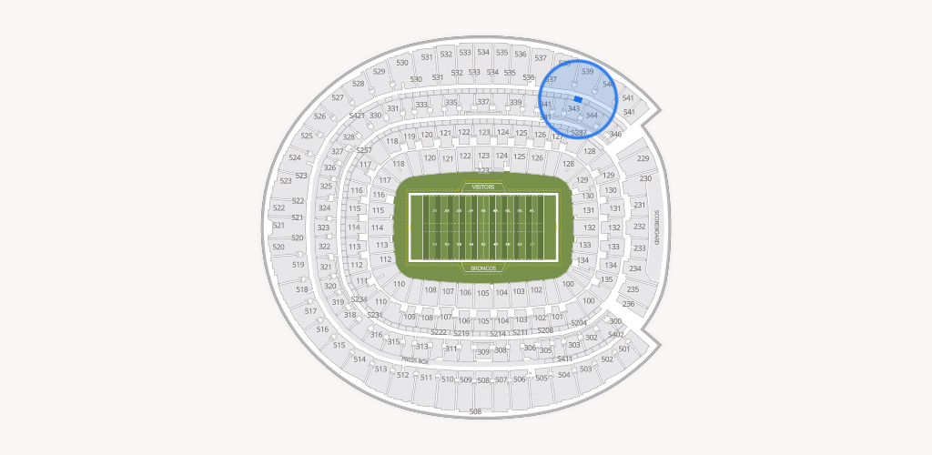 Empower Field at Mile High Seating Chart