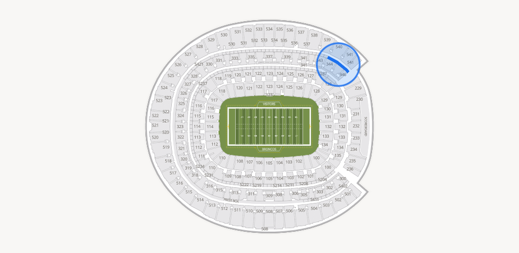 Empower Field at Mile High Seating Chart