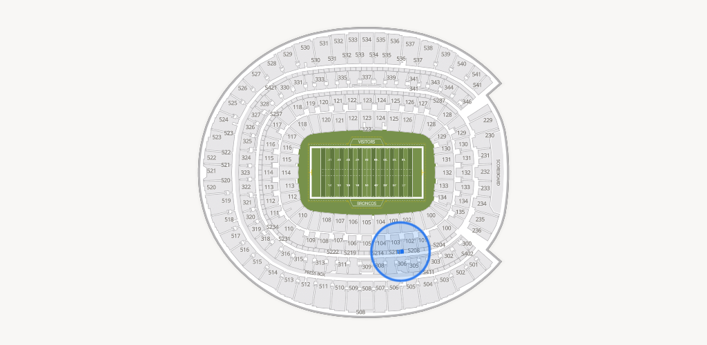 Empower Field at Mile High Seating Chart