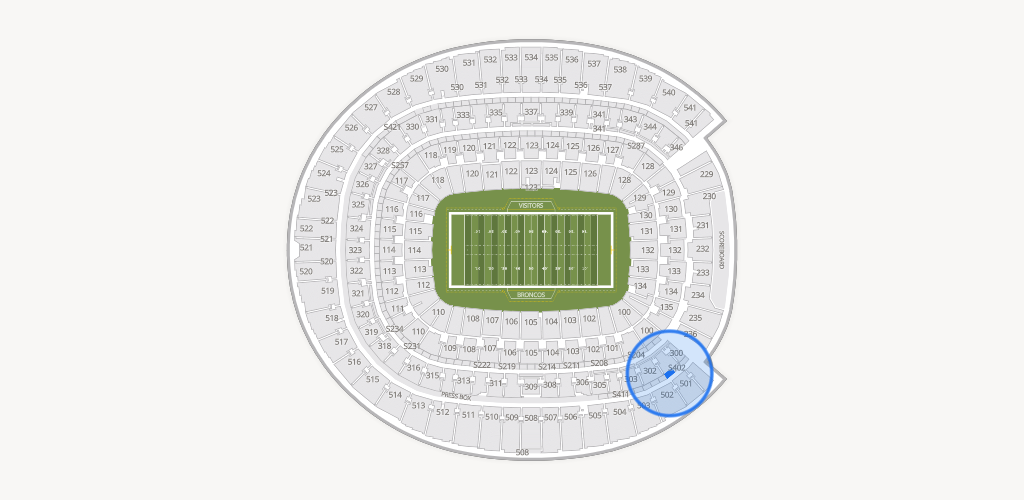 Empower Field at Mile High Seating Chart
