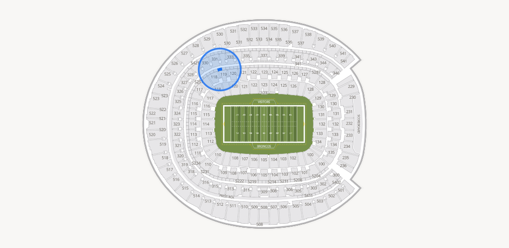 Empower Field at Mile High Seating Chart