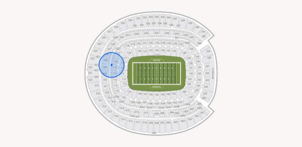 Empower Field at Mile High Seating Chart