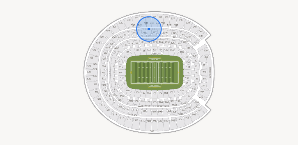 Empower Field at Mile High Seating Chart