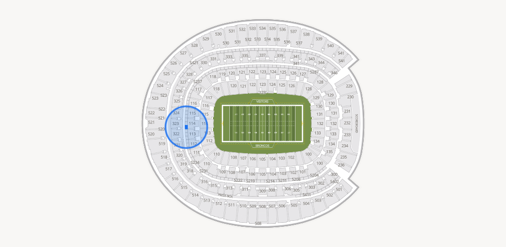 Empower Field at Mile High Seating Chart