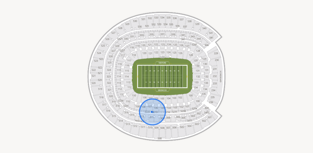 Empower Field at Mile High Seating Chart