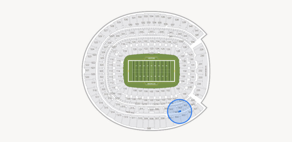 Empower Field at Mile High Seating Chart