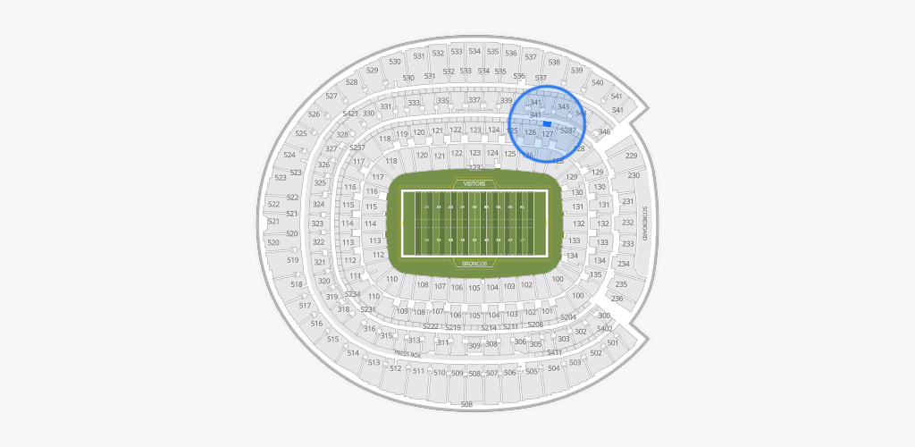 Empower Field at Mile High Seating Chart