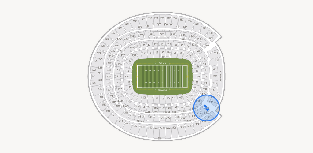 Empower Field at Mile High Seating Chart