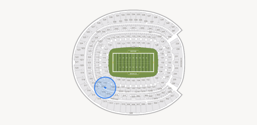 Empower Field at Mile High Seating Chart
