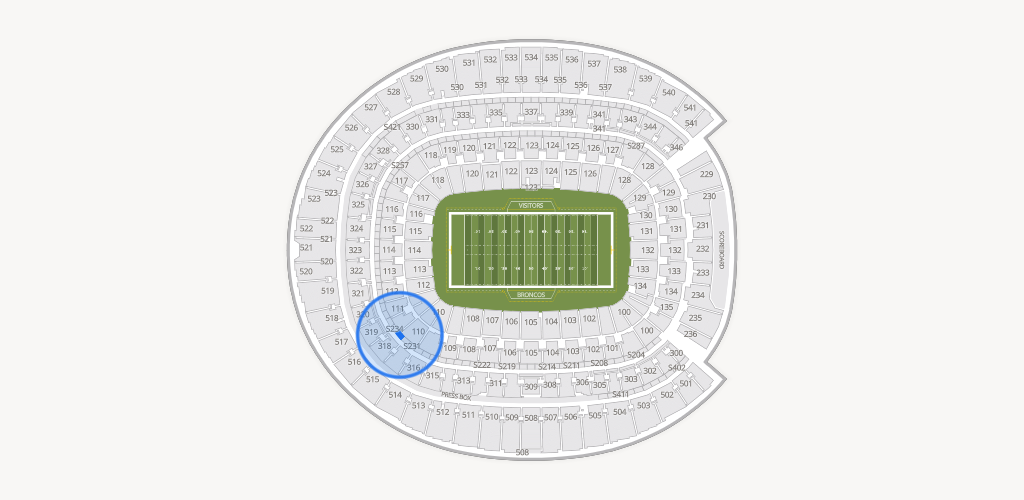 Empower Field at Mile High Seating Chart