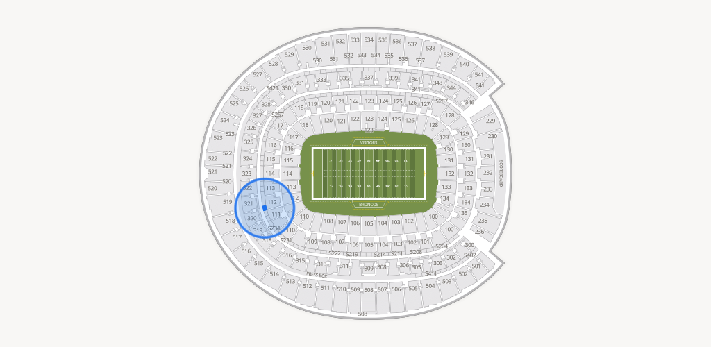 Empower Field at Mile High Seating Chart