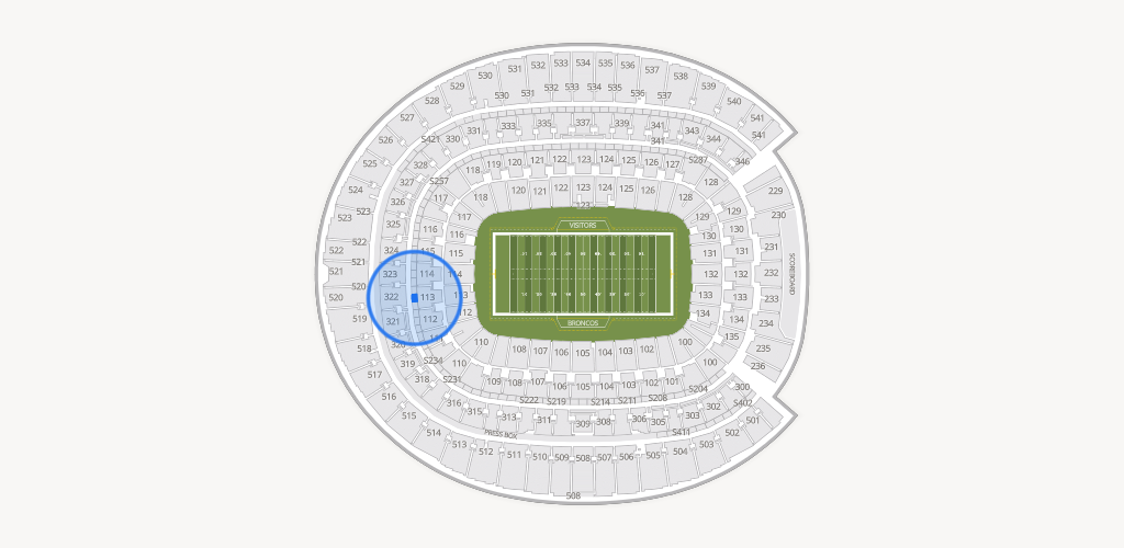 Empower Field at Mile High Seating Chart