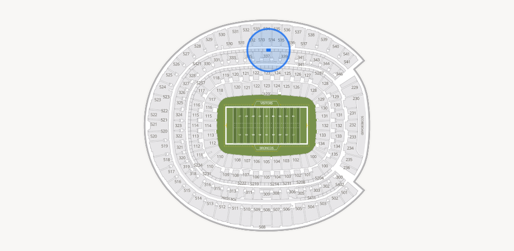 Empower Field at Mile High Seating Chart