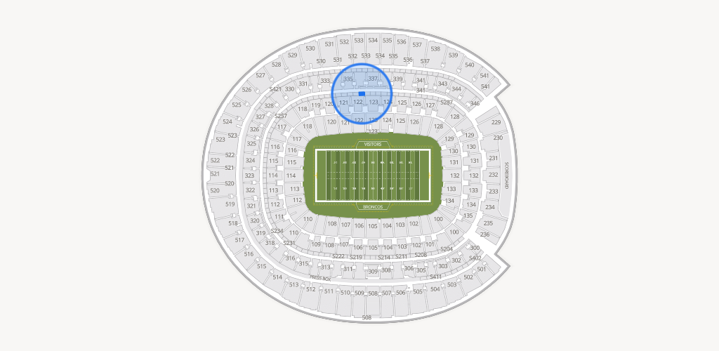 Empower Field at Mile High Seating Chart