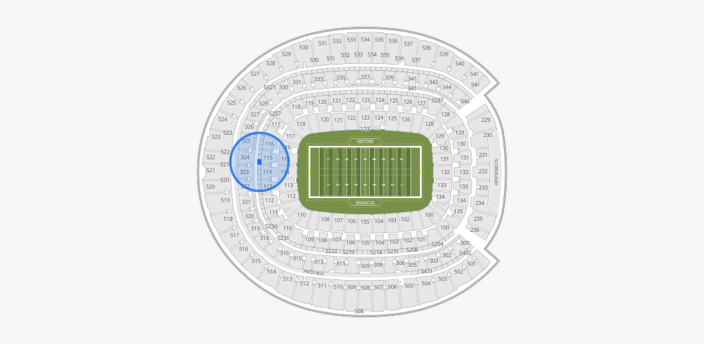 Empower Field at Mile High Seating Chart