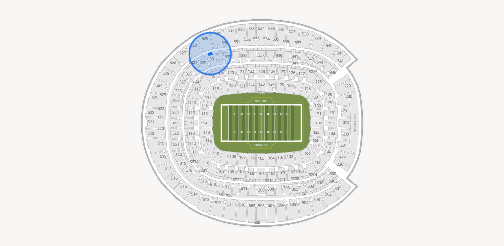 Empower Field at Mile High Seating Chart