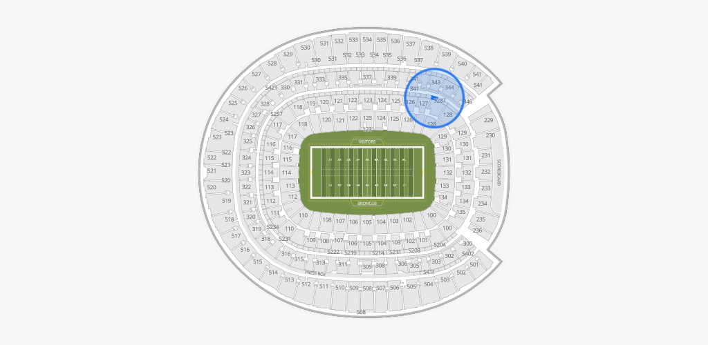 Empower Field at Mile High Seating Chart