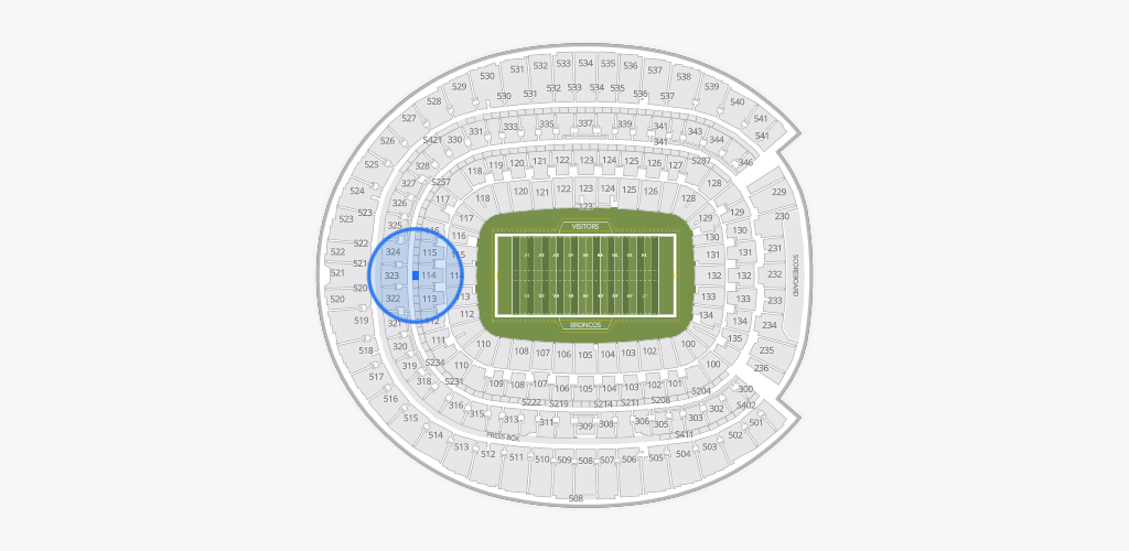 Empower Field at Mile High Seating Chart