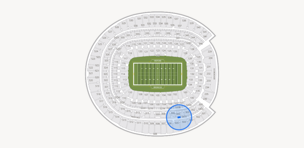 Empower Field at Mile High Seating Chart