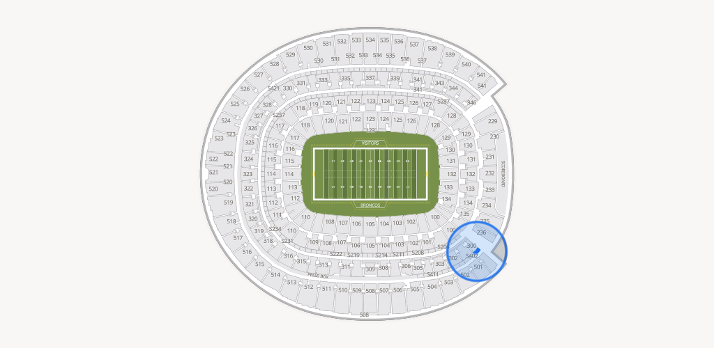 Empower Field at Mile High Seating Chart
