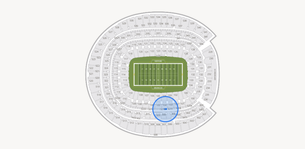 Empower Field at Mile High Seating Chart