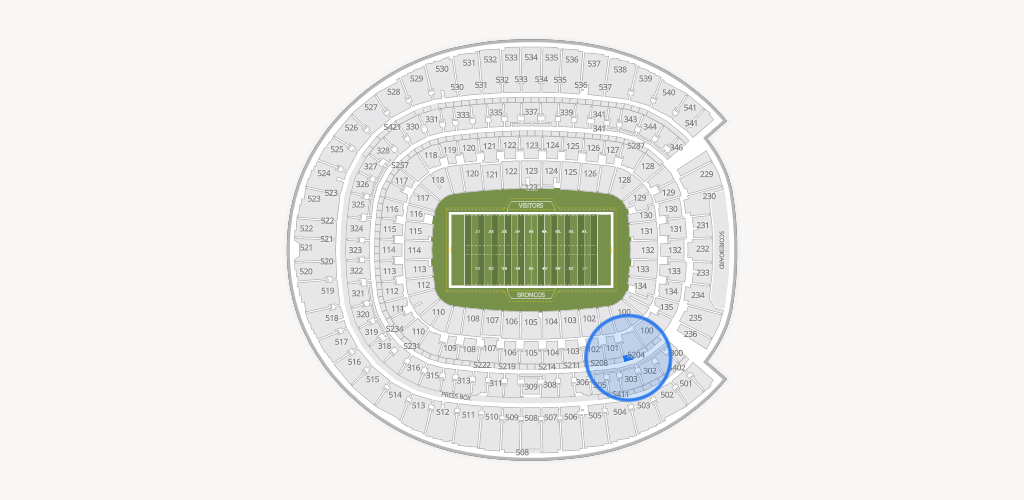 Empower Field at Mile High Seating Chart