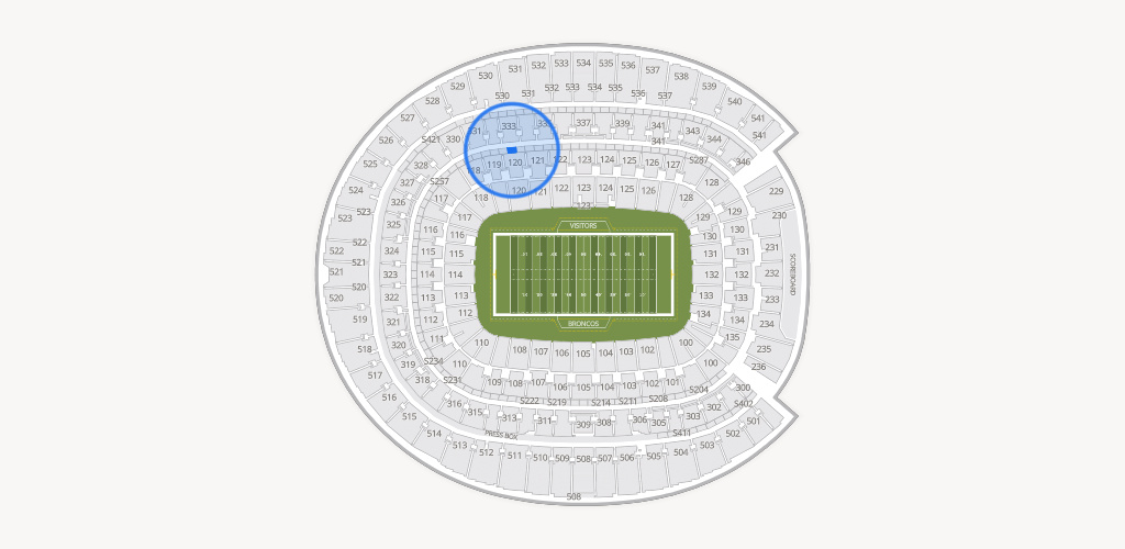 Empower Field at Mile High Seating Chart