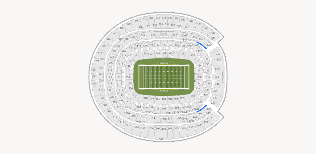 Empower Field at Mile High Seating Chart