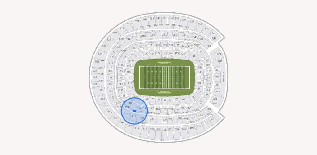 Empower Field at Mile High Seating Chart