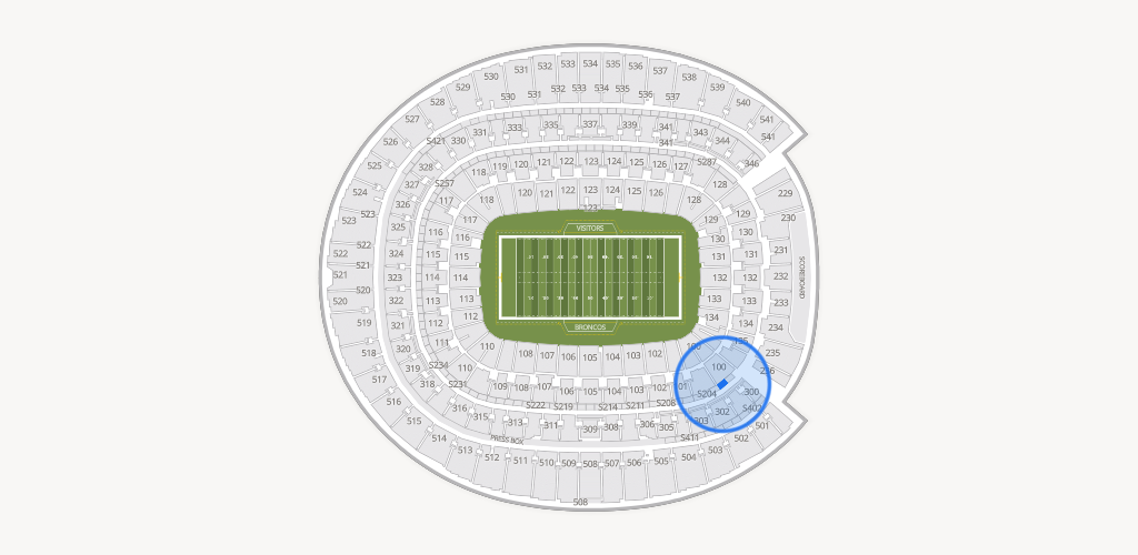 Empower Field at Mile High Seating Chart