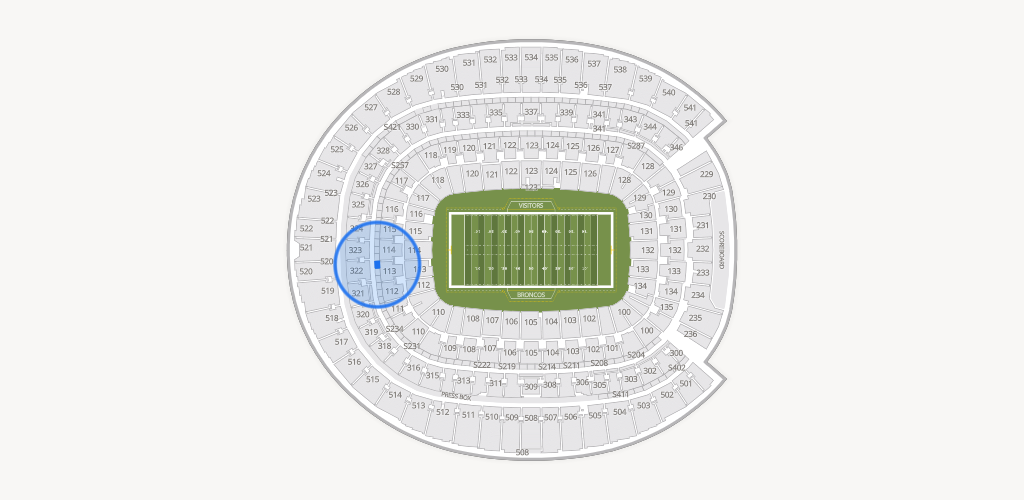 Empower Field at Mile High Seating Chart