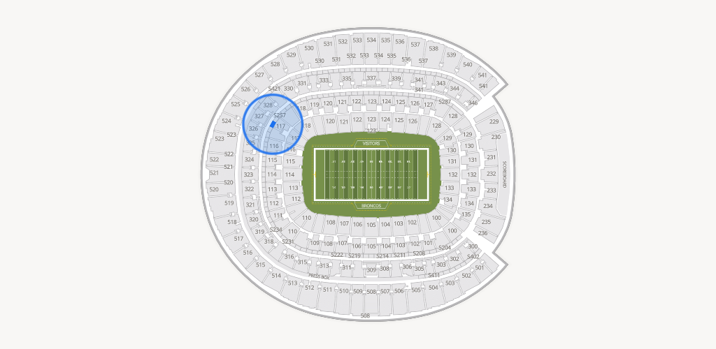 Empower Field at Mile High Seating Chart
