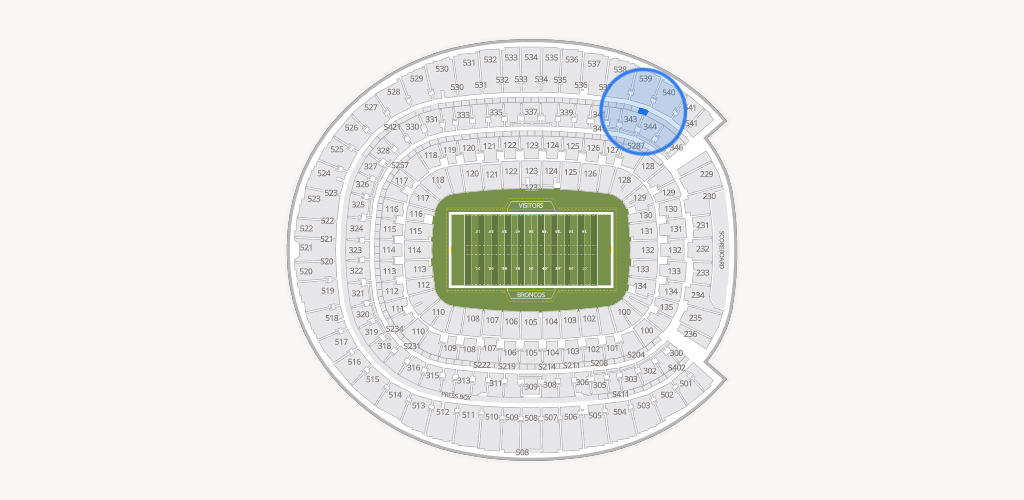 Empower Field at Mile High Seating Chart