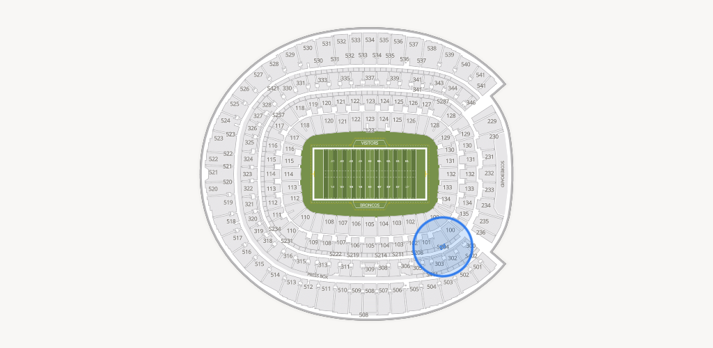 Empower Field at Mile High Seating Chart
