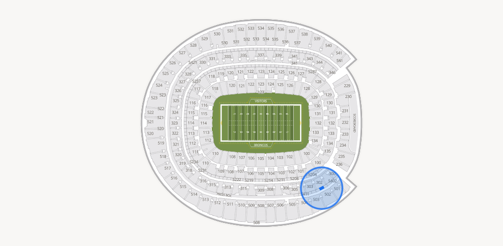 Empower Field at Mile High Seating Chart