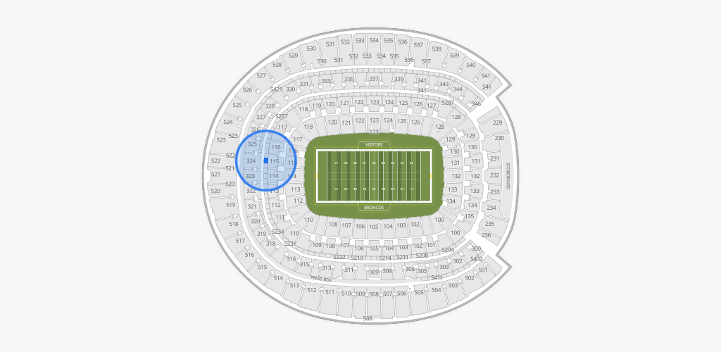 Empower Field at Mile High Seating Chart