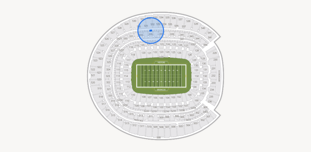 Empower Field at Mile High Seating Chart