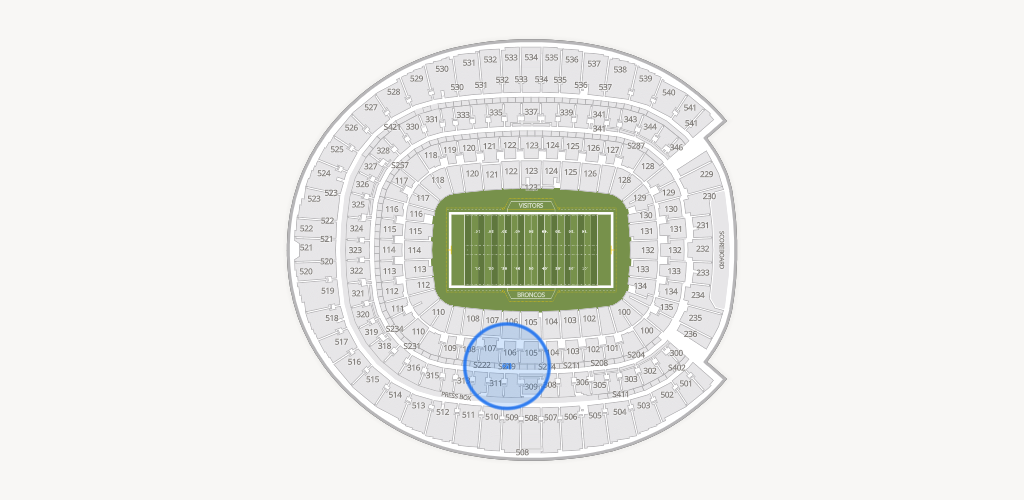 Empower Field at Mile High Seating Chart