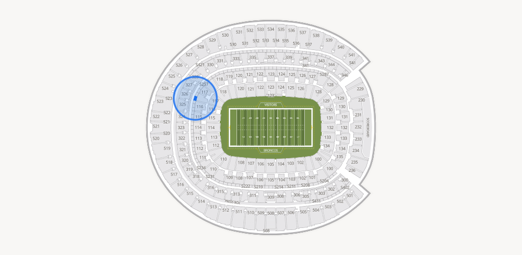 Empower Field at Mile High Seating Chart