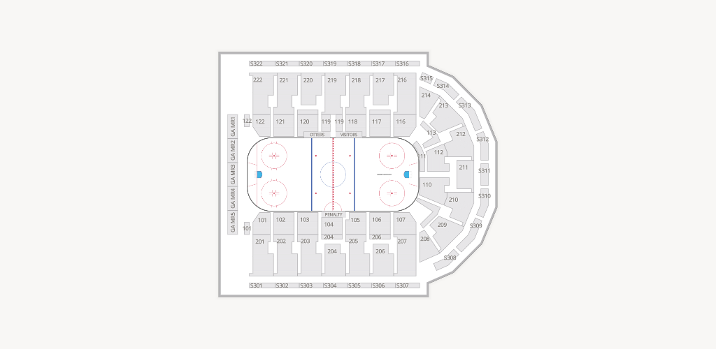 Erie Insurance Arena Seating Chart