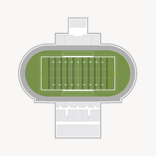 Ernest W Spangler Stadium seating chart