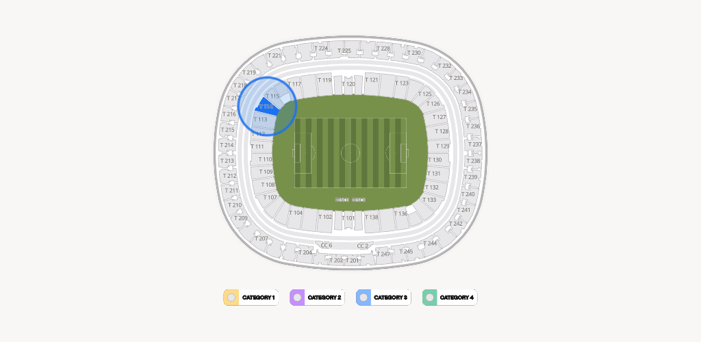 Estadio Akron Seating Chart