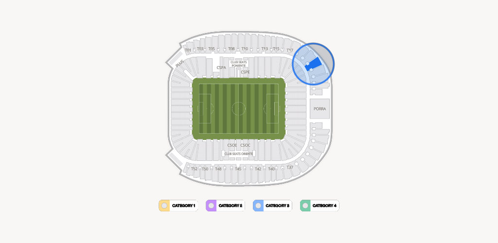 Estadio BBVA Bancomer Seating Chart