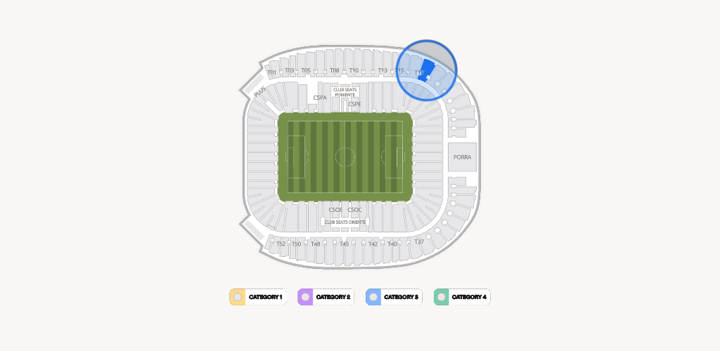Estadio BBVA Bancomer Seating Chart