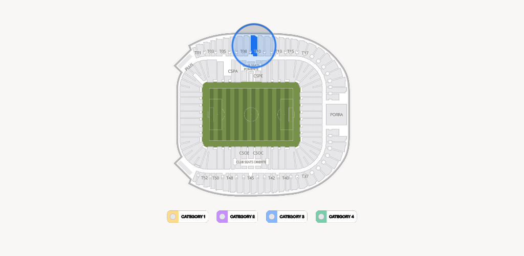 Estadio BBVA Bancomer Seating Chart